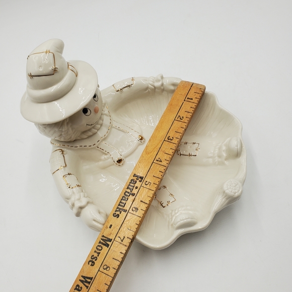 Lenox, Scarecrow Bowl candy dish with gold accents - Picture 7 of 10